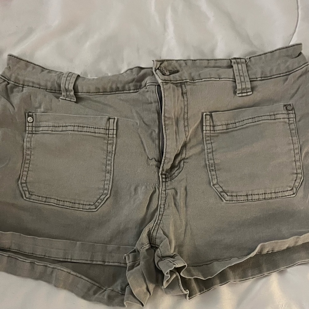 Casual Gray Women's Cargo Shorts